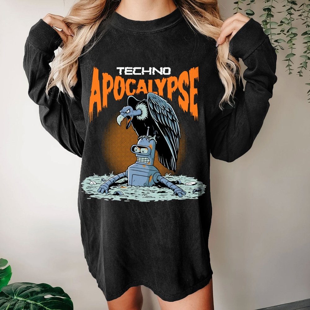 Washed Long Sleeve Tee 2507000354