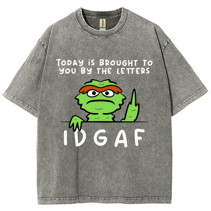 IDGAF Vintage Distressed T-shirt