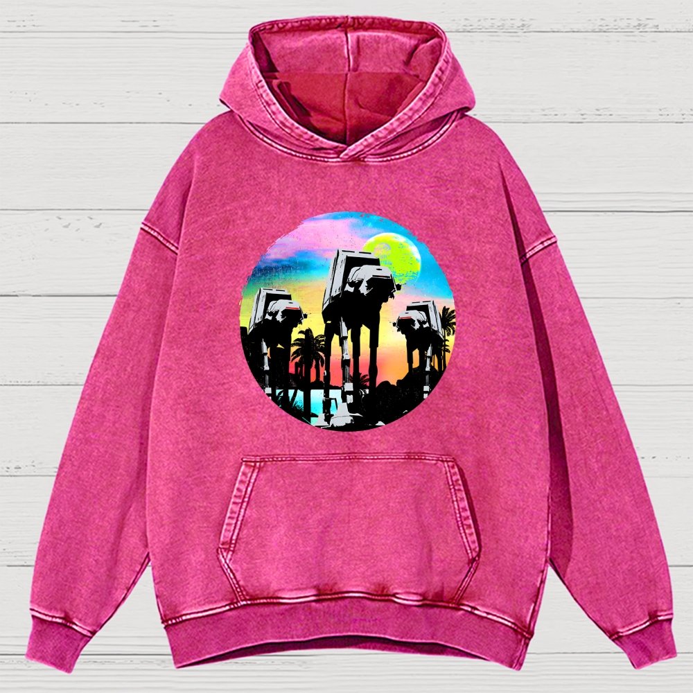 Retro Walker Adventure Vintage Distressed Hoodie