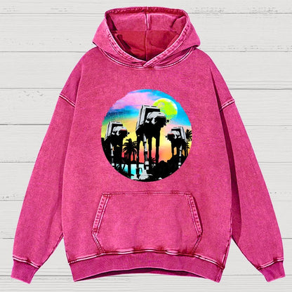 Retro Walker Adventure Vintage Distressed Hoodie