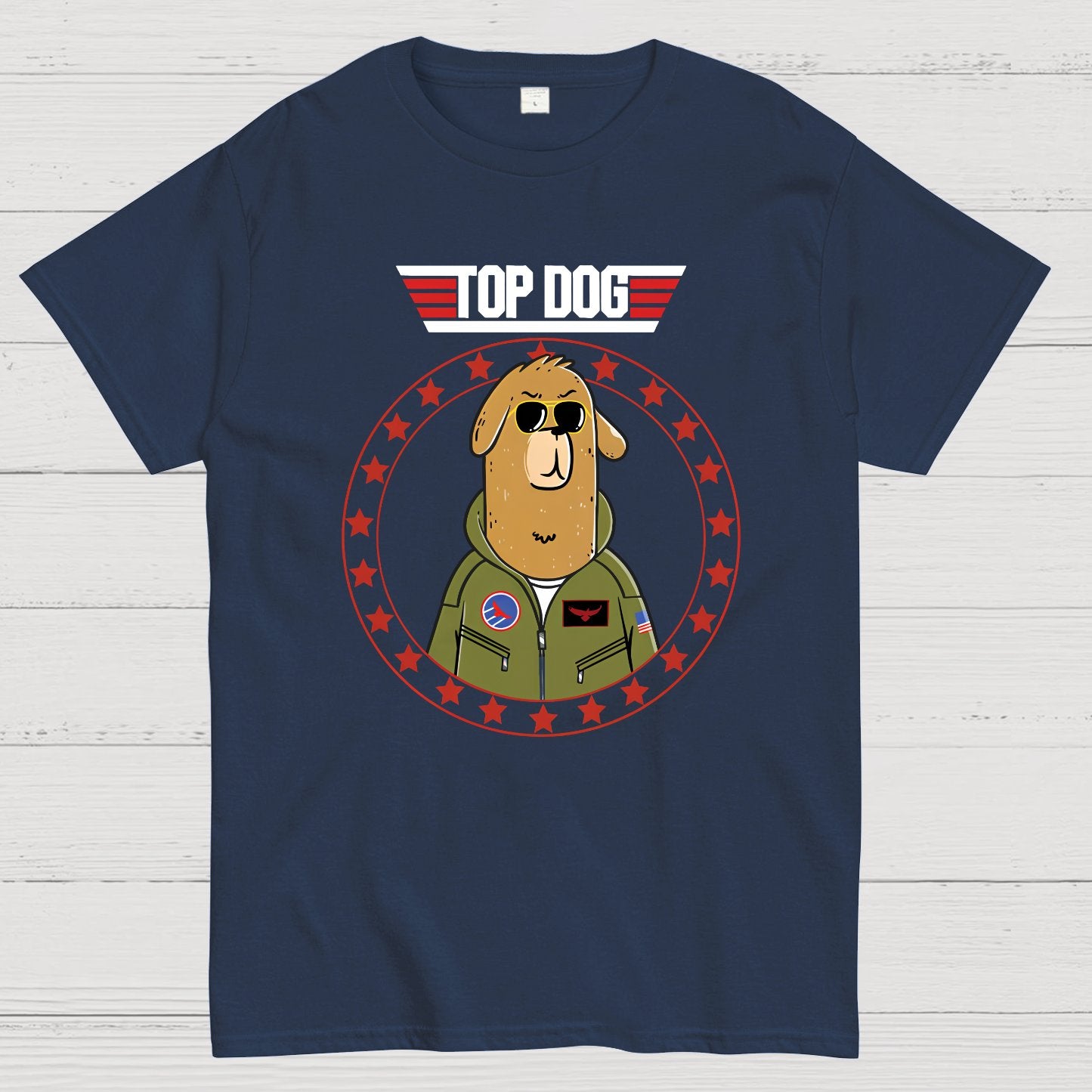 Top Dog.Sarcasm Geek T-Shirt