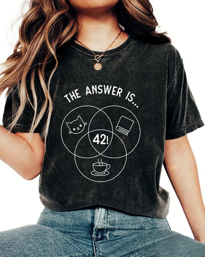 42 Cats Vintage Distressed T-shirt