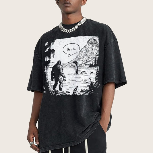 Bruh Vintage Distressed T-shirt