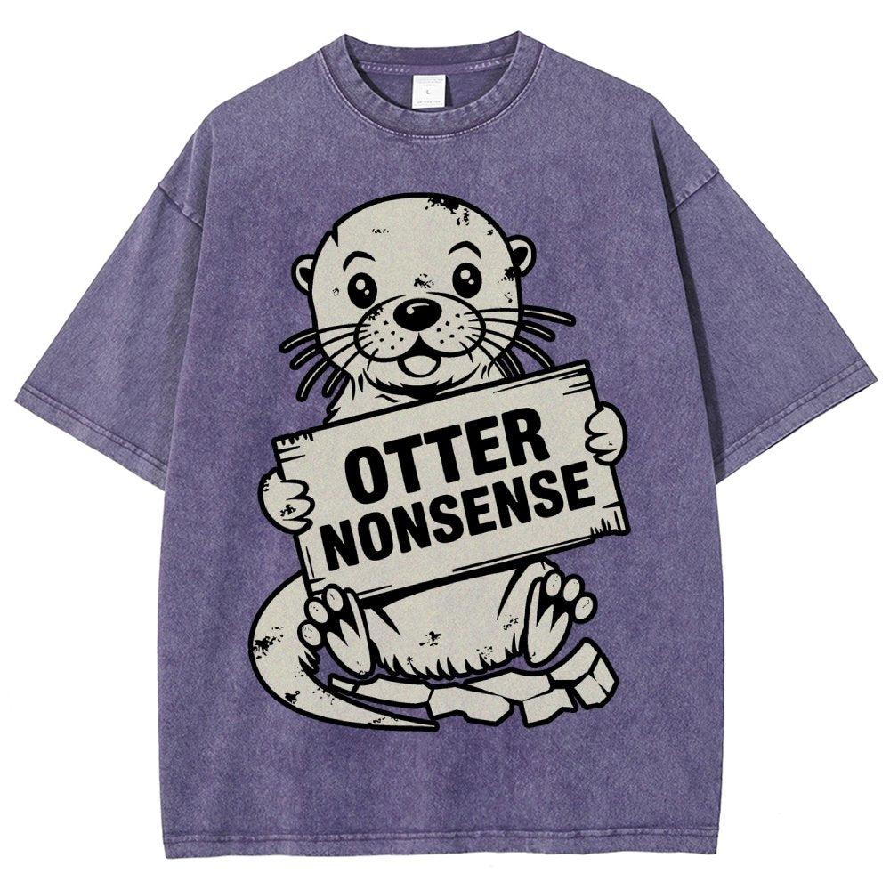 Otterly Nonsensical Vintage Distressed T-shirt