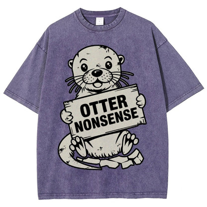 Otterly Nonsensical Vintage Distressed T-shirt