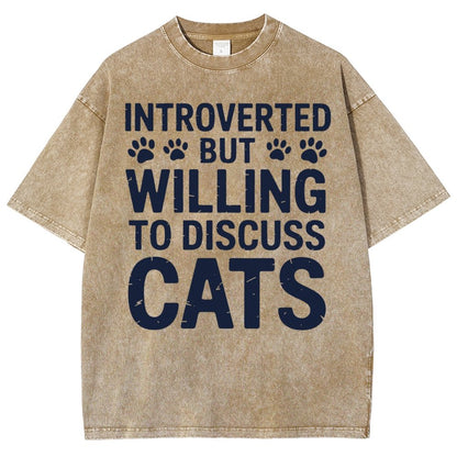 Introverted Vintage Distressed T-shirt