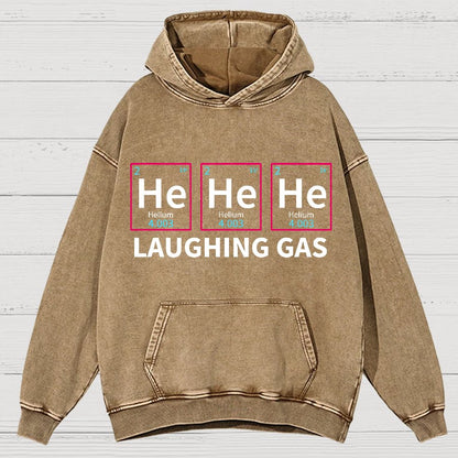 Laughing Gas Periodic Table of Elements Vintage Distressed Hoodie