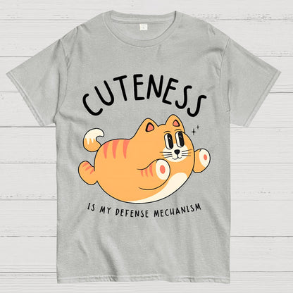 Cuteness is My Defense Mechanism Geek T-Shirt