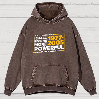I Shall Become More Powerful Vintage Distressed Hoodie