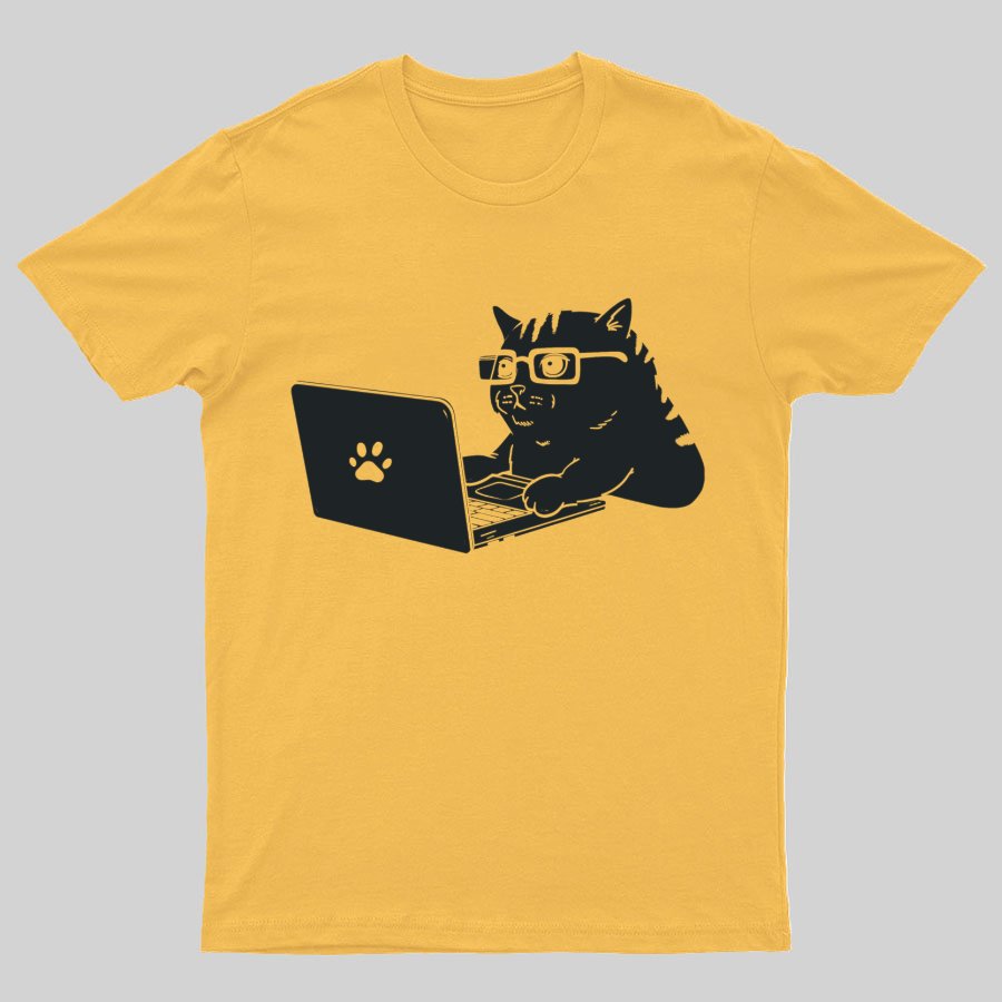 Cats & Computers Geeky T-Shirt
