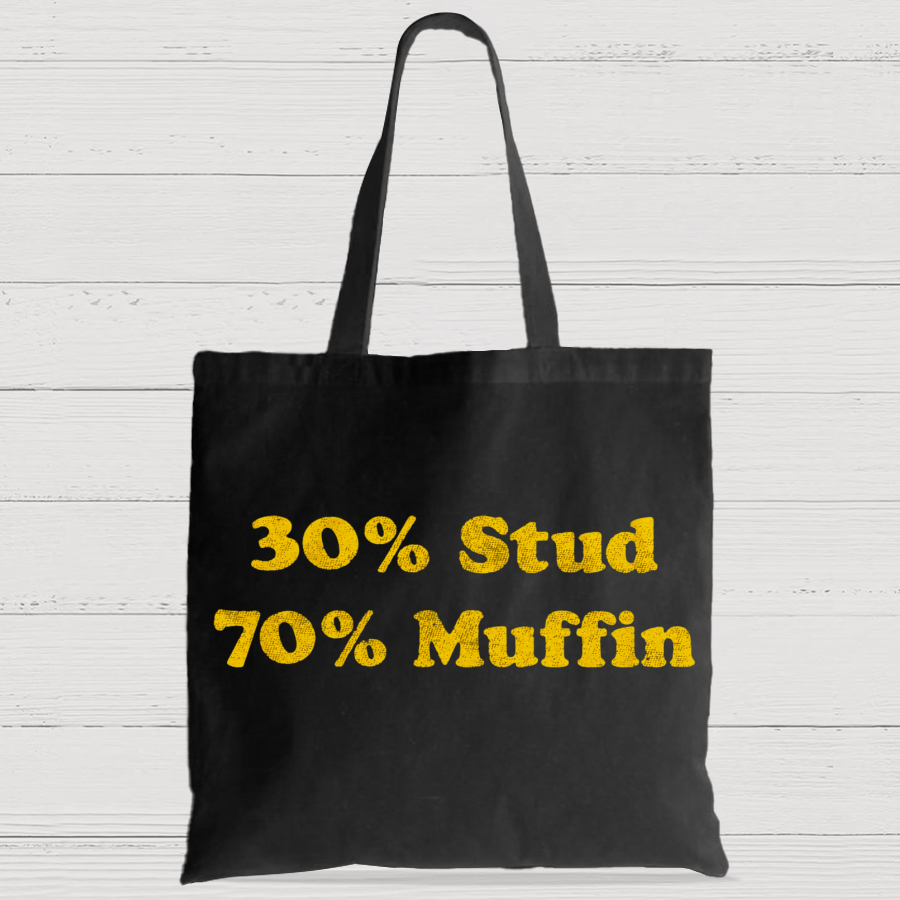 30% Stud 70%Muffin Casual Classic Canvas Bag