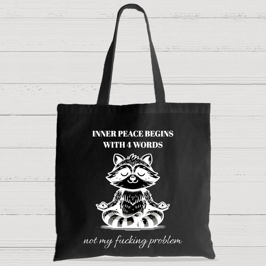 Inner Peace Begins With Four Words Casual Classic Canvas Bag