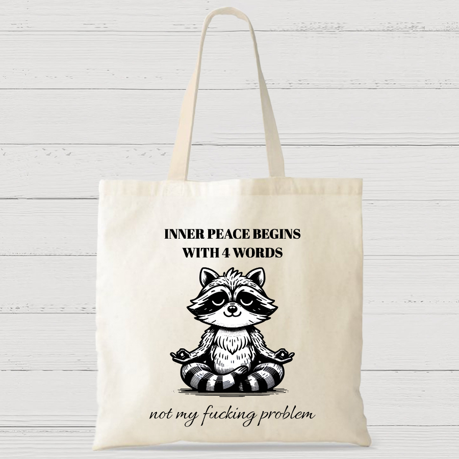 Inner Peace Begins With Four Words Casual Classic Canvas Bag