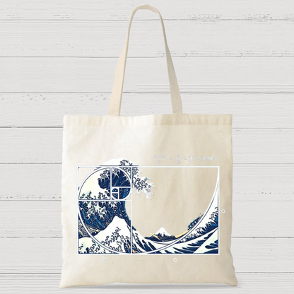 The Great Fibonacci Wave Science Casual Classic Canvas Bag