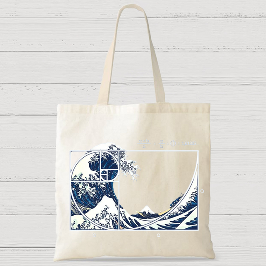 The Great Fibonacci Wave Science Casual Classic Canvas Bag