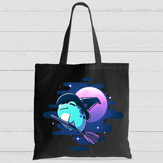 Hallowen Frog Witch Casual Classic Canvas Bag