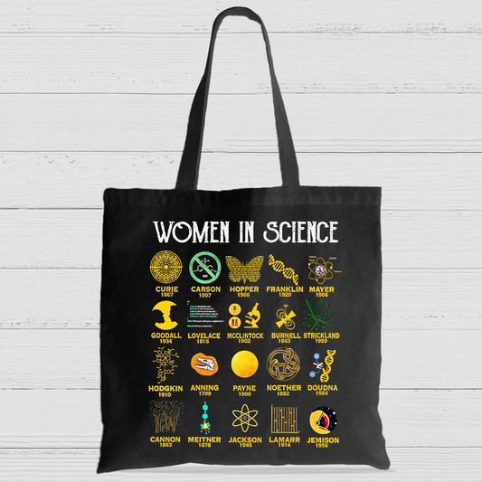 Retro Women in Science Casual Classic Canvas Bag