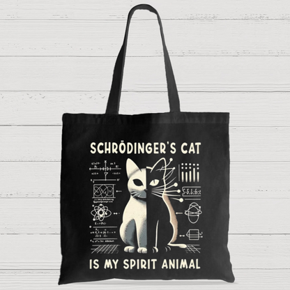 Schrodinger's Сat Casual Classic Canvas Bag