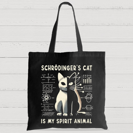 Schrodinger's Сat Casual Classic Canvas Bag